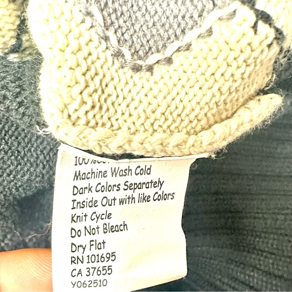 ONE KID | 2T Boys | Argyle Front Zipper Sweater - Picture 3 of 9